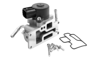 Idle air control valve with gasket and hardware